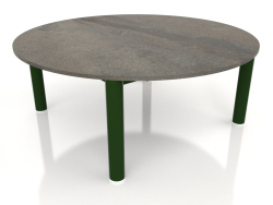 Coffee table D 90 (Bottle green, DEKTON Radium)
