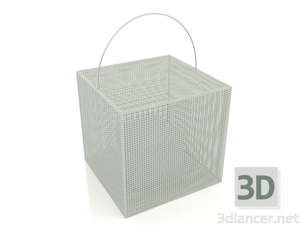 3D Modell Kerzenbox 2 (Zementgrau) - Vorschau