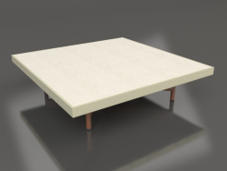 Quadratischer Couchtisch (Gold, DEKTON Danae)