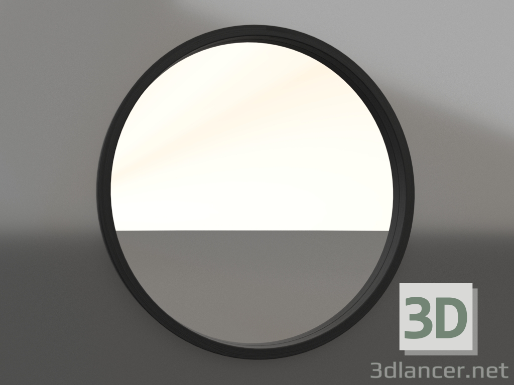 3d model Mirror (black RAL 9005) - preview 3d model Mirror (black RAL 9005) - preview