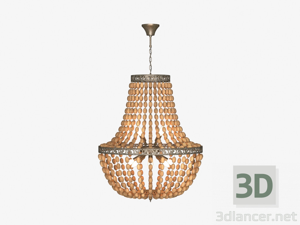 3D modeli Avizeler ACORNS CHANDELIER (CH007-12-AKD) - önizleme