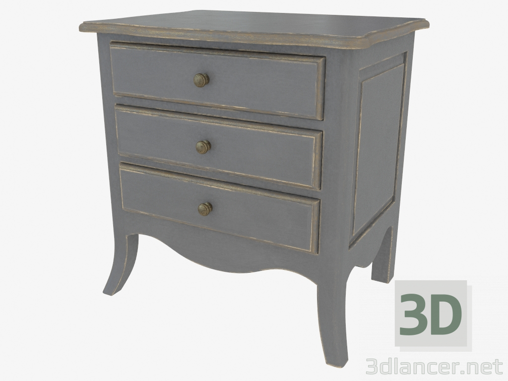 3d model Bedside table MORNING BEDSIDE TABLE (701.005-DGWG) - preview