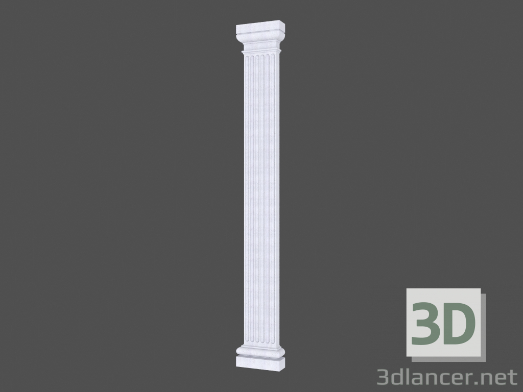 modello 3D Pilaster (P40D) - anteprima