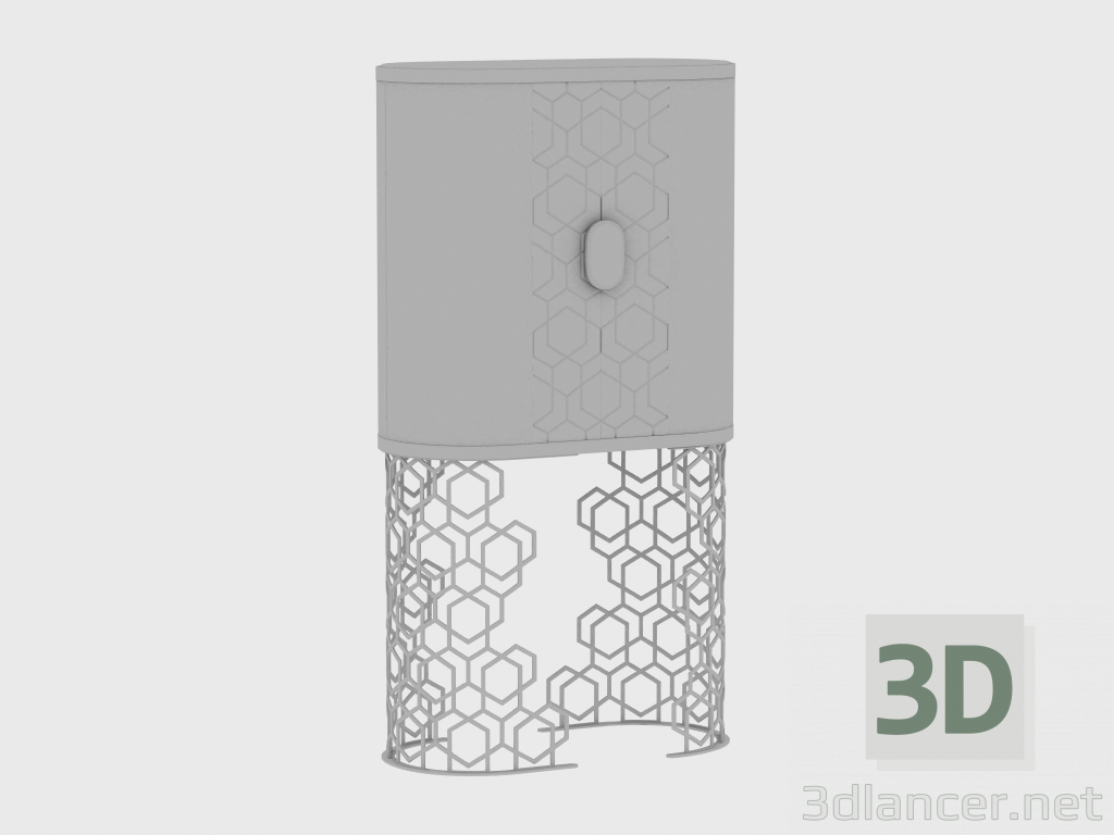 3d модель Бар MINIBEVERLY MINI BAR CABINET SEQUENCE (80x45xH165) – превью