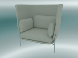 Fauteuil Cloud (LN5, 90x111 H 120cm, Pieds Chromés, Sunniva 2 811)