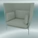 3d model Sillón Cloud (LN5, 90x111 H 120cm, patas cromadas, Sunniva 2811) - vista previa