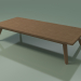 3d model Mesa de centro rectangular (56, natural) - vista previa