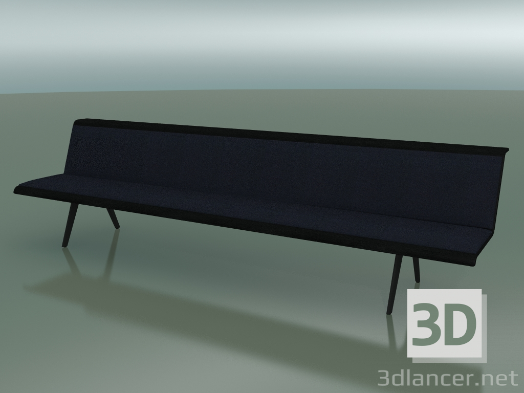 3d model Módulo central en espera 4503 (L 300 cm, negro) - vista previa