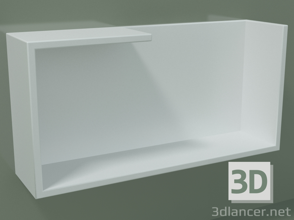 3d model Estante horizontal (90U19005, Glacier White C01, L 48, P 12, H 24 cm) - vista previa