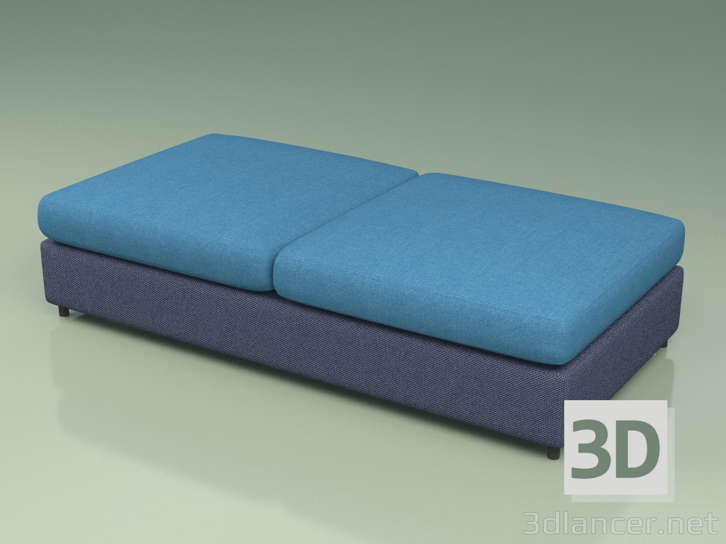 3d model Sofa module 002 (3D Net Navy) - preview