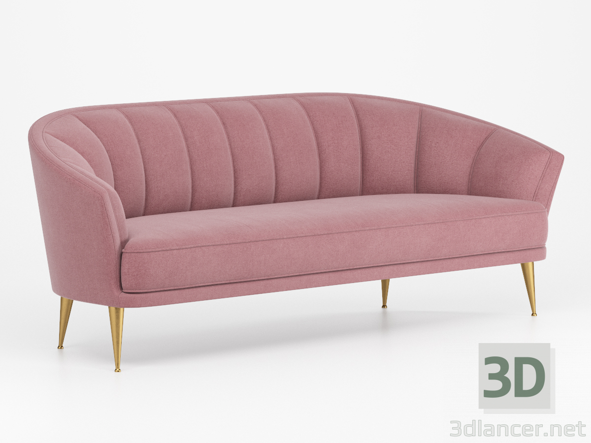 3d 3d model Sofa Settees Perla model buy - render