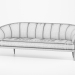 3d 3d model Sofa Settees Perla model buy - render