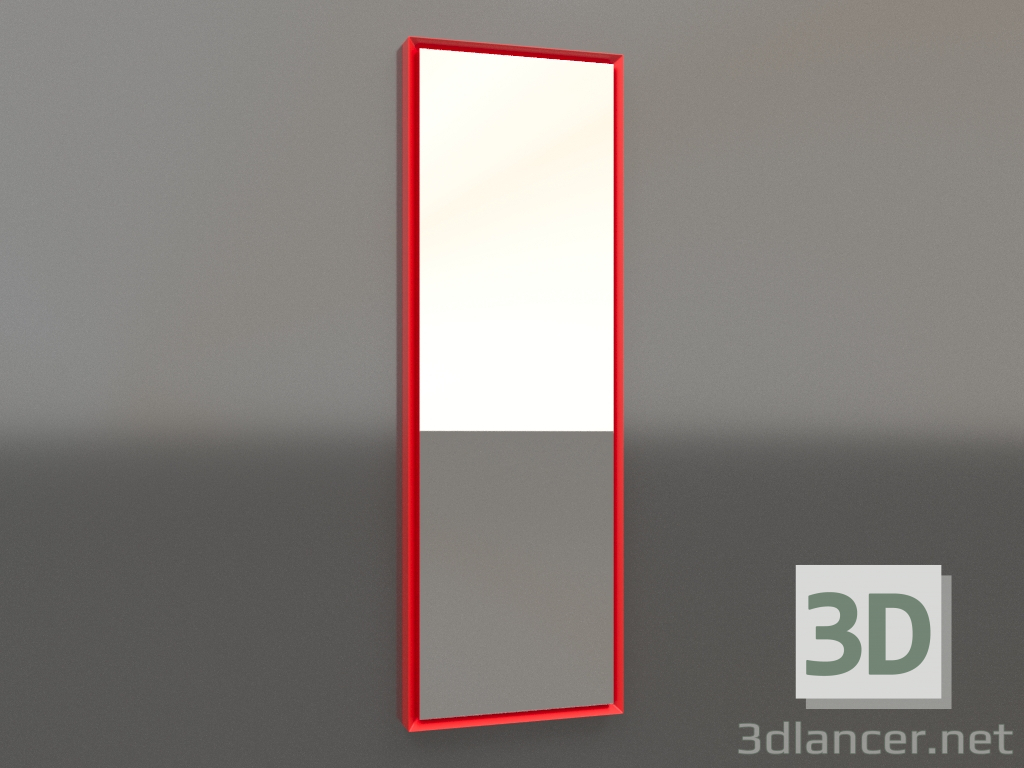 3D Modell Spiegel ZL 21 (400x1200, leuchtorange) - Vorschau