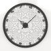 3d model Wall clock ZODIAC (black) - preview