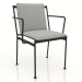 3d model Chair with metal armrests - preview