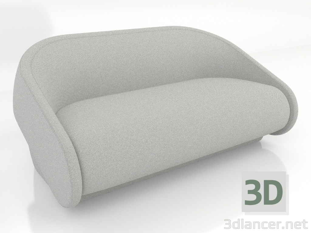 3d model Sofa-bed for 2 people (folded) - preview