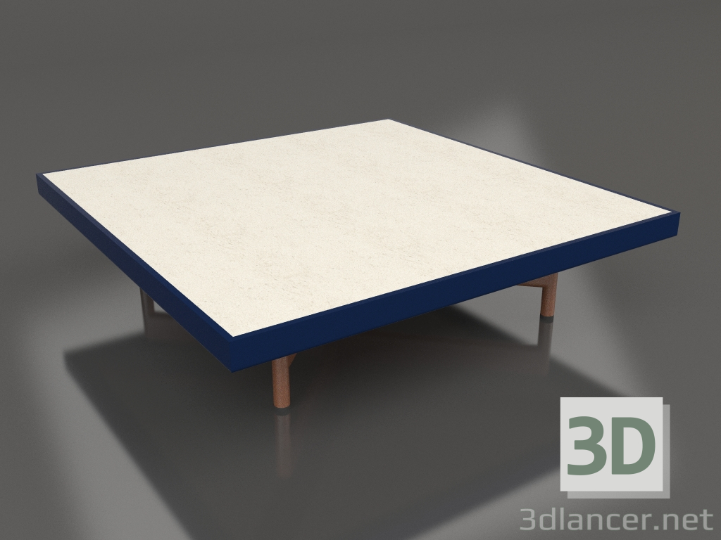 3d model Mesa de centro cuadrada (Azul noche, DEKTON Danae) - vista previa