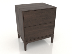 Bedside table FARGO 2 drawers (dark oak)