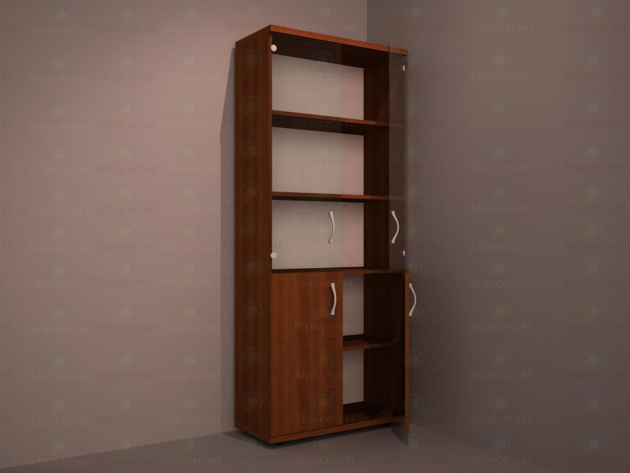 Сupboard de documentos 3D modelo Compro - render