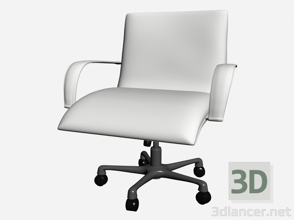 modèle 3D Fauteuil de direzionale Herman 2 - preview