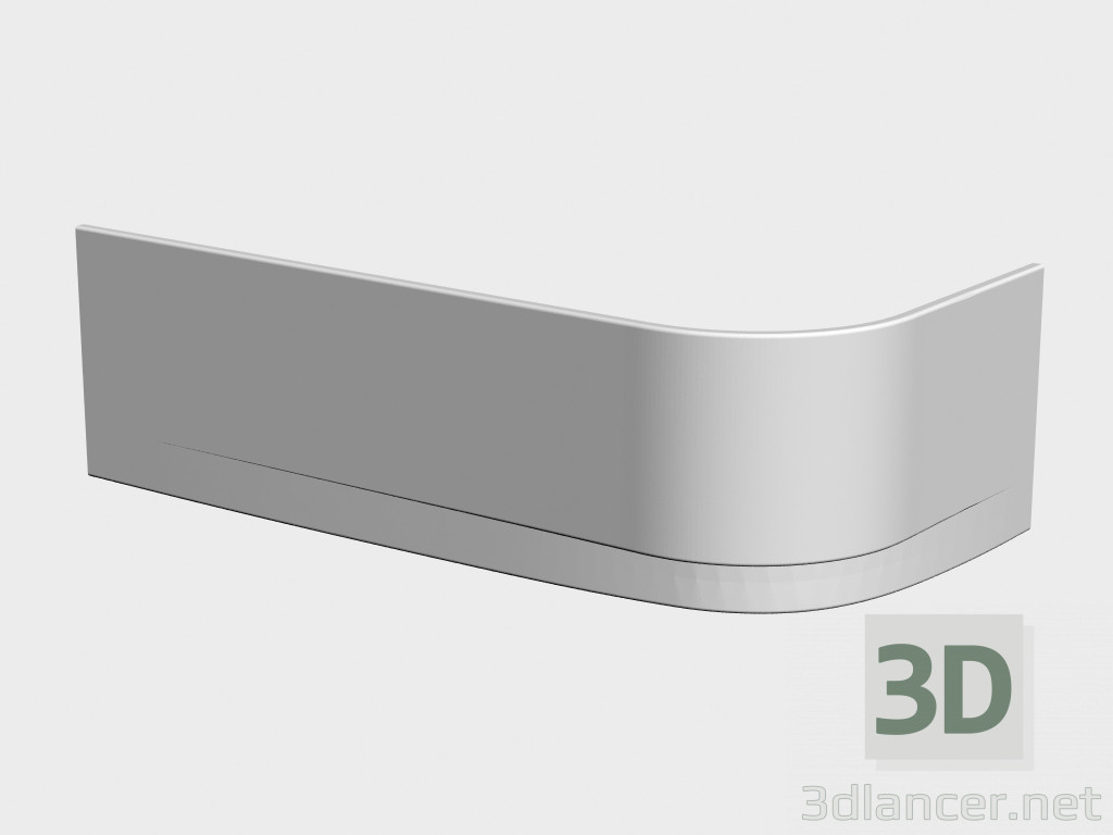 3d model Panel de baño Praktik - vista previa