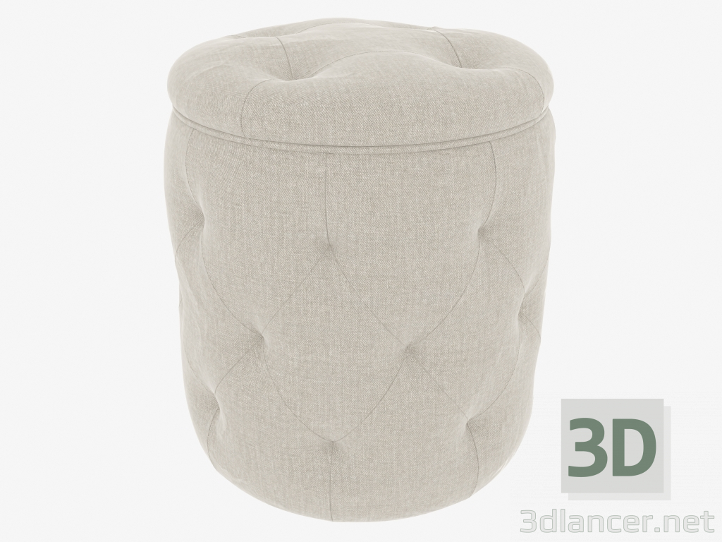 3d model Poof NILS OTTOMAN (802.007) - vista previa