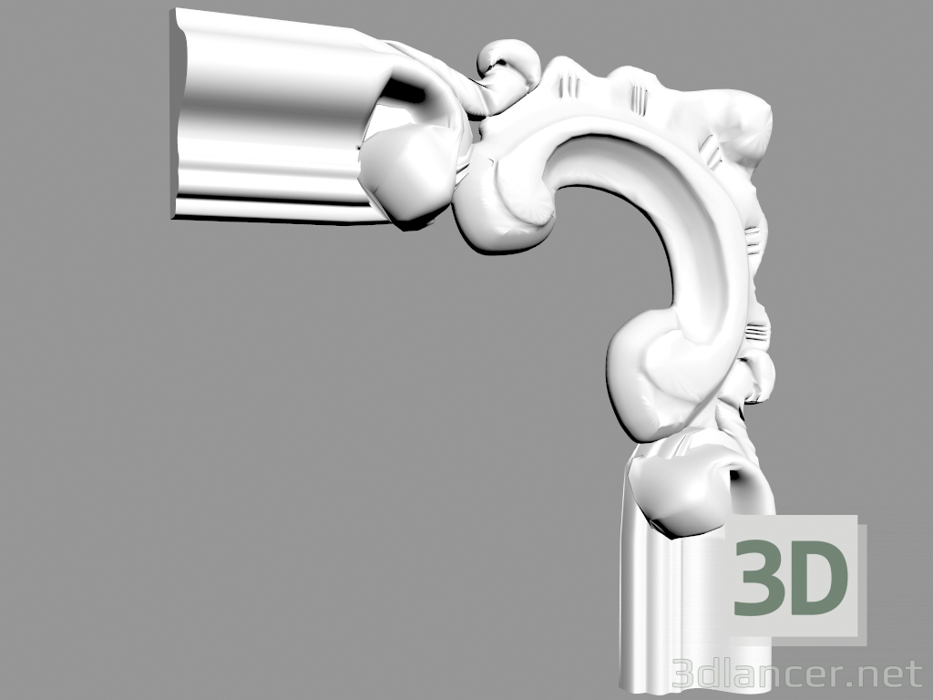 3d модель Кутовий елемент CF624-A – превью