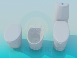 A set of sanitaryware