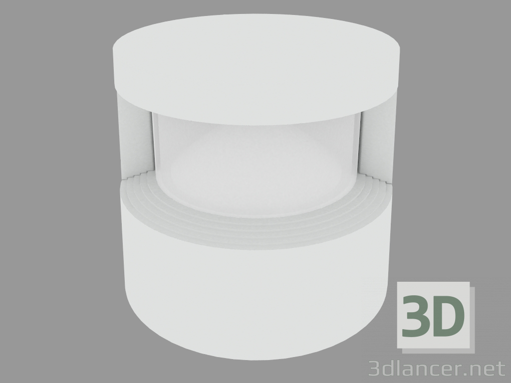 3d model Lámpara de poste MICROREEF 180 ° (S5330W) - vista previa