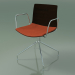 3d model Chair 0455 (swivel, with armrests, with seat cushion, wenge) - preview