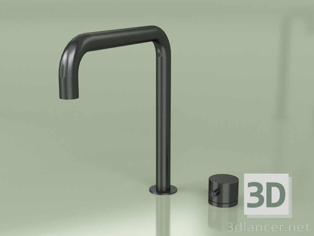 Modelo 3d Misturador de dois furos com bico giratório H 256 mm (12 08, ON) - preview