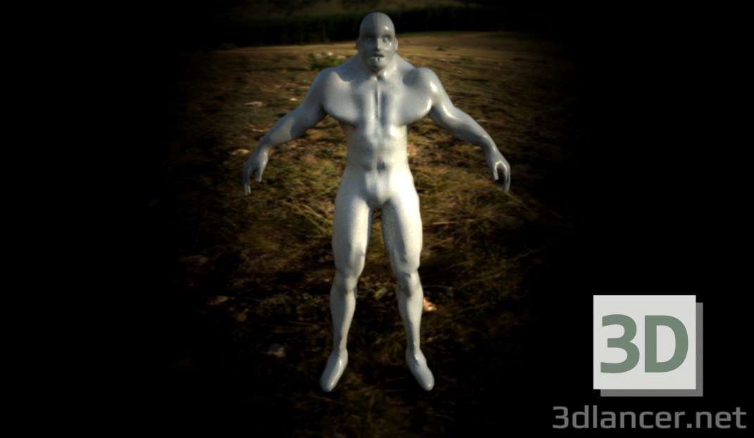 3d model Humano - vista previa