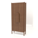 modèle 3D Armoire à poignées courtes W 01 (800x300x1800, bois brun clair) - preview