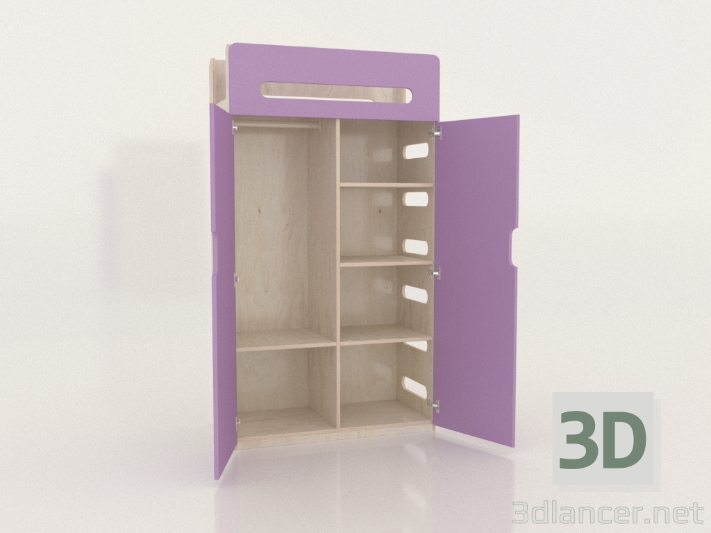 3d model Wardrobe open MOVE WA (WLMWA1) - preview