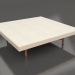 3d model Square coffee table (Sand, DEKTON Danae) - preview