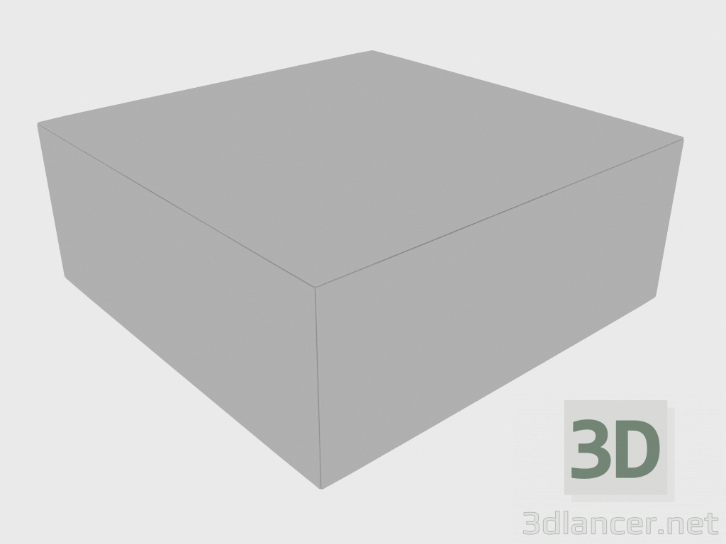 Modelo 3d Pufe CHARME POUF (100x100xH40) - preview