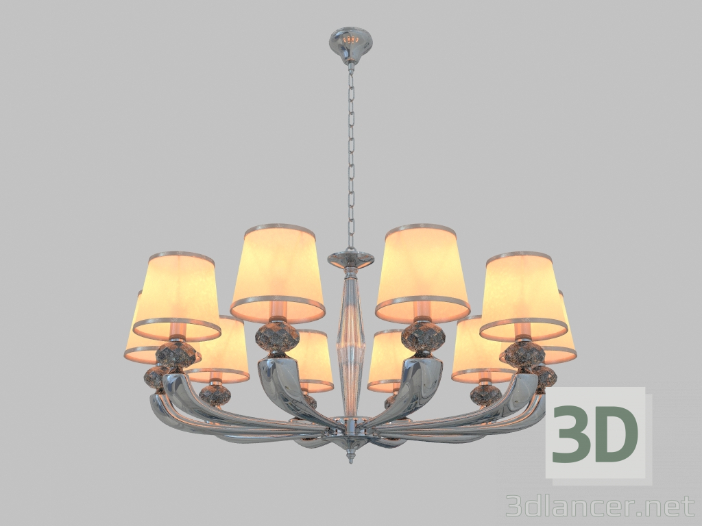 modello 3D Lampadario (11610C) - anteprima