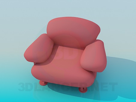 3d model Sillón - vista previa