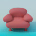 3d model Sillón - vista previa