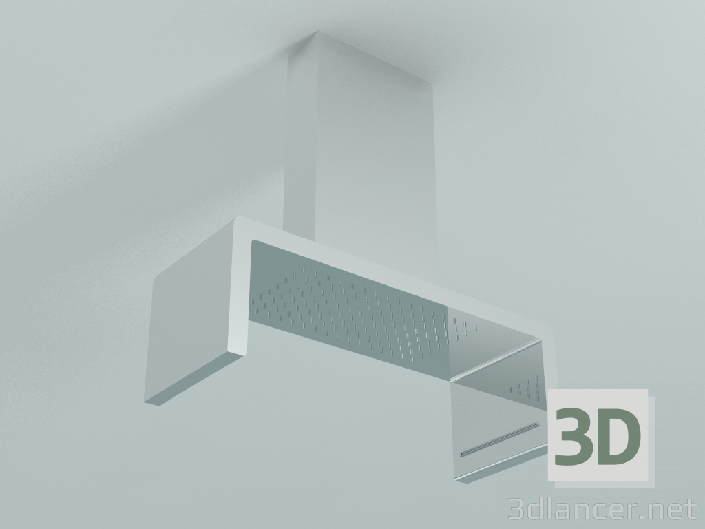 modello 3D Soffione doccia 554x202 mm (SF118 B) - anteprima