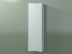 Wall cabinet with 1 door (8BUBDCD01, 8BUBDCS01, Glacier White C01, L 36, P 24, H 120 cm)