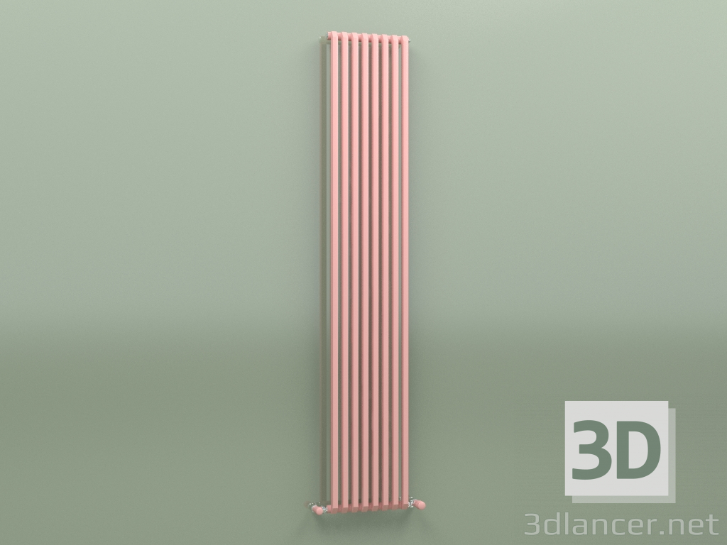 3d model Radiador SAX (H 1800 8 EL, Rosa - RAL 3015) - vista previa