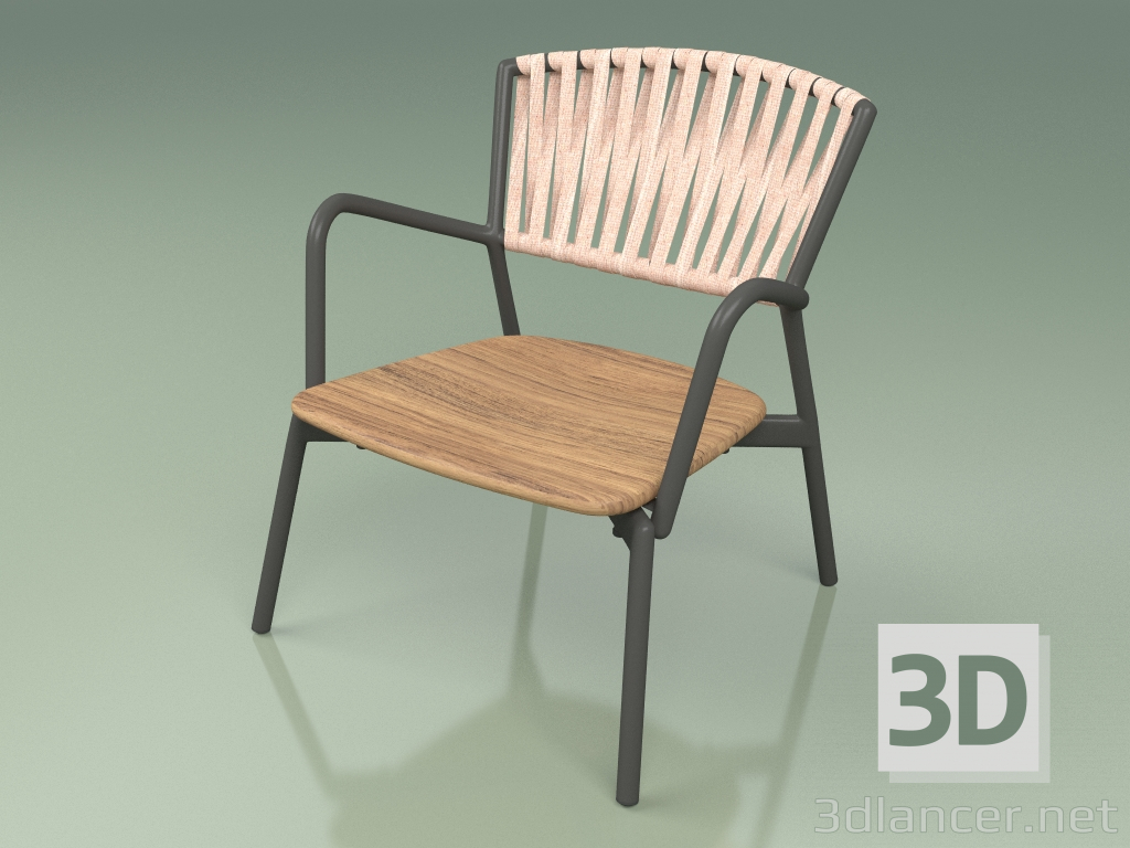 3d model Silla 127 (Belt Rose) - vista previa