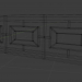 3d модель Пешеходное ограждение – превью