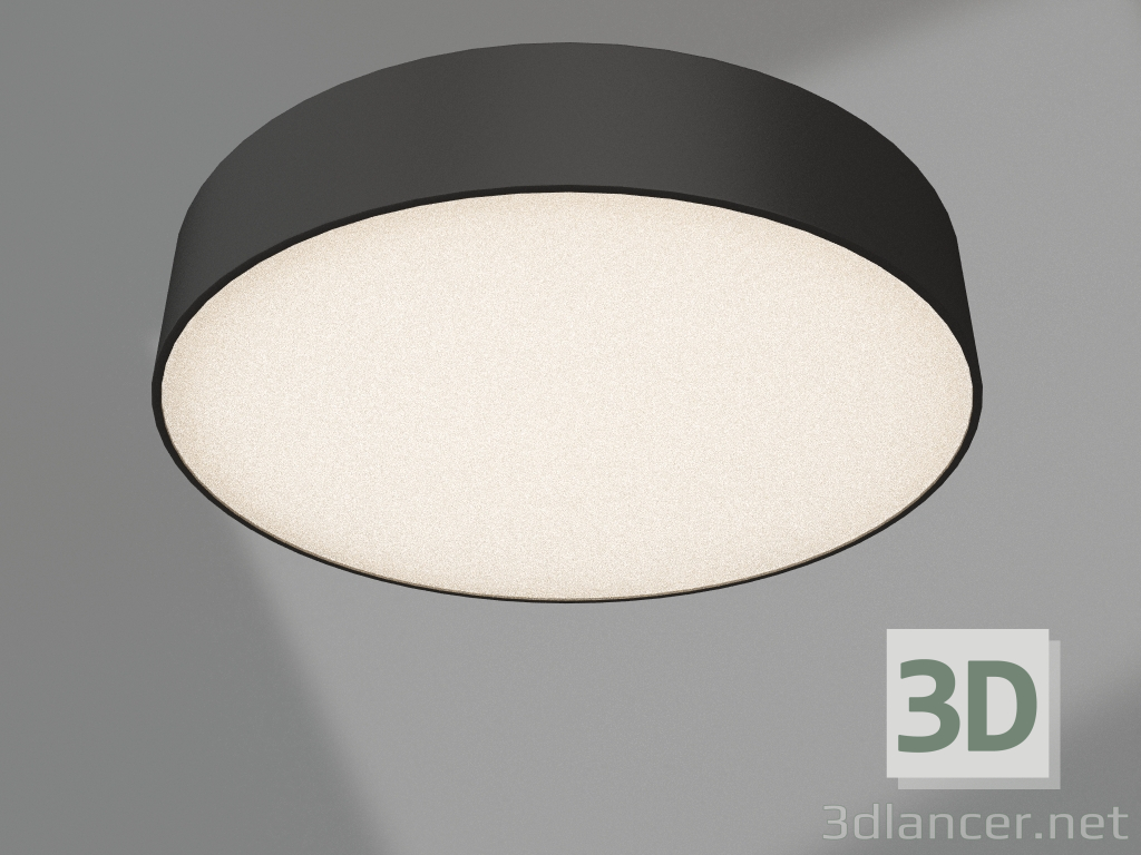 modello 3D Lampada IM-RONDO-EMERGENCY-3H-R350-33W Day4000 (BK, 120 gradi, 230V) - anteprima