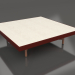 3D Modell Quadratischer Couchtisch (Weinrot, DEKTON Danae) - Vorschau