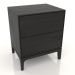 modello 3D Comodino FARGO 2 cassetti (rovere nero) - anteprima