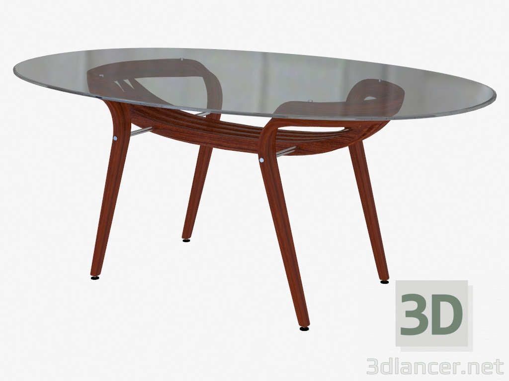 Modelo 3d Mesinha em estilo Art Nouveau - preview