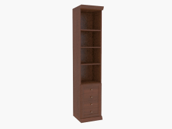 Schrank schmal mit offenen Regalen (261-24)