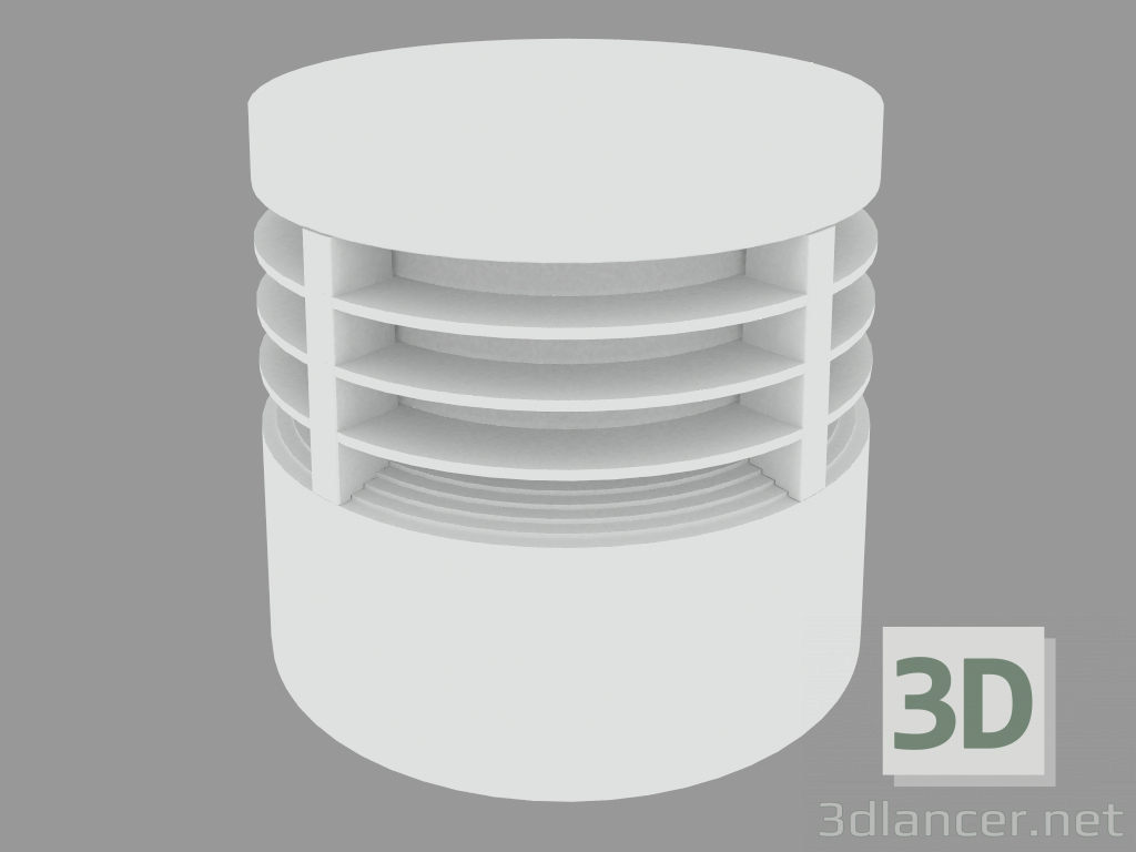 3d model Downlight MICROREEF CON PARRILLA (S5370W) - vista previa